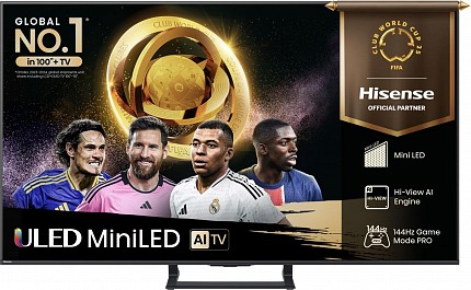 Hisense75E8Q 75 4K Smart QLED MINI LED 144hz TV