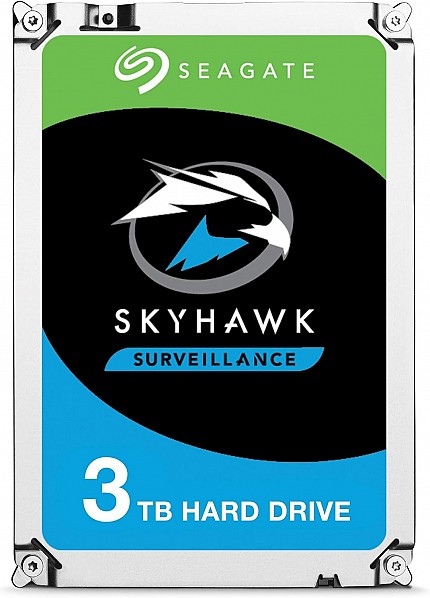 Seagate Skyhawk 3TB HDD SATA 3.5 CCTV ST3000VX010-FR RECERTIFIED