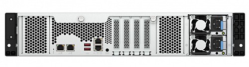 QNAP NAS 12-Bay Rackmount AMD Ryzen Six-Core , 16GB RAM,  Redundant PSU, PCIe & Dual 10GbE Ports TS-h1277AXU-RP-R5