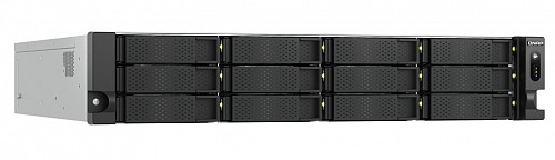 QNAP NAS 12-Bay Rackmount AMD Ryzen Six-Core , 16GB RAM,  Redundant PSU, PCIe & Dual 10GbE Ports TS-h1277AXU-RP-R5