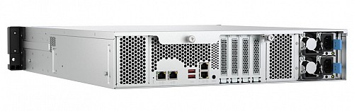 QNAP NAS 12-Bay Rackmount AMD Ryzen Six-Core , 16GB RAM,  Redundant PSU, PCIe & Dual 10GbE Ports TS-h1277AXU-RP-R5