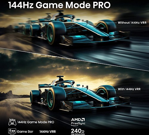 Hisense75E8Q 75 4K Smart QLED MINI LED 144hz TV