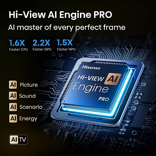 Hisense85U7Q PRO 85 4K Smart QLED MINI LED 165hz TV