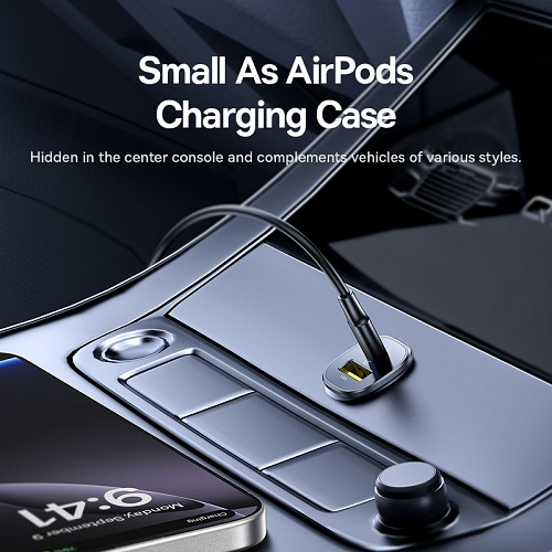 Baseus GoTrip DP1 Car Charger 30W U+C Cosmic Black