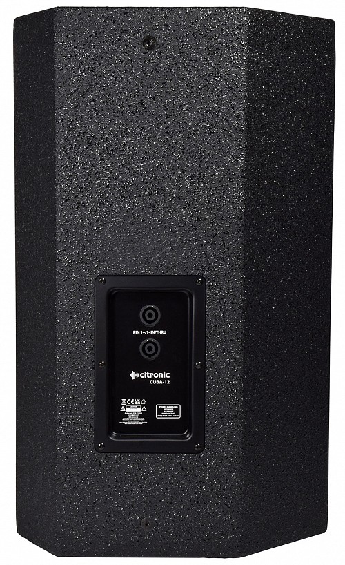 Citronic CUBA-12 Full Range 12 Passive Wooden Speaker 400W Black 178.713UK