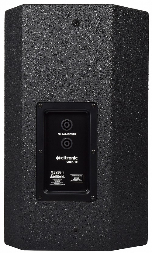 Citronic CUBA-10 Full Range 10 Passive Wooden Speaker 270W Black 178.711UK