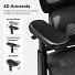 Lumivida Office Chair Ergonomic Mesh Lumbar Support Adjustable Seat/Armrest Black CH10-10