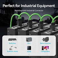 Vention NETWORK Connectors CAT6A FTP Shock-Resistant Modular Plug IDOB0-10 (10-Pack)