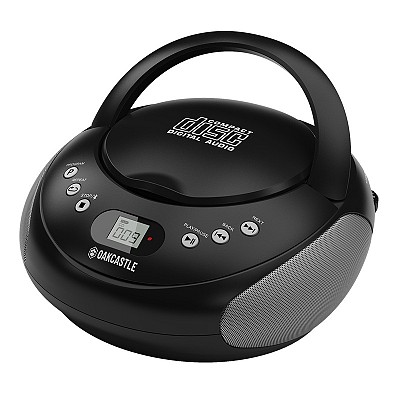 Oakcastle CD250 Portable CD Player Boombox with Bluetooth & FM Radio Mains or Battery Powered