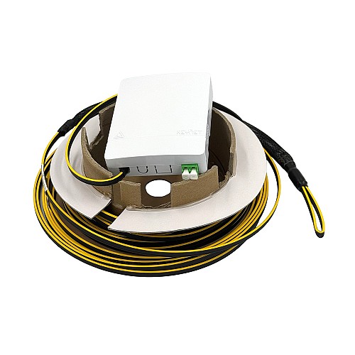 KEYNET Patch Cord with Pre-Terminated Fiber Optic Outlet SafeTrack LC/APC 20.0m