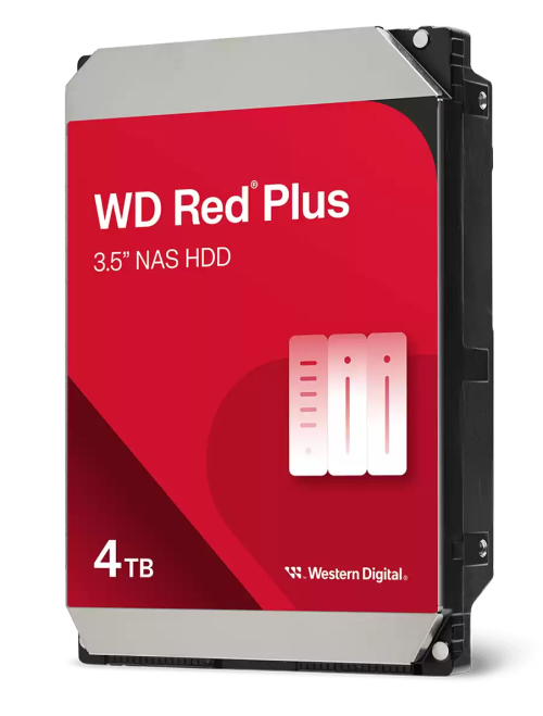Western Digital HDD 3.5 RED PLUS NAS 4TB WD40EFZZ