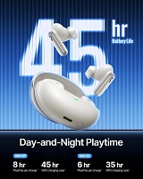Baseus Headphones In Ear TWS, ANC, Dolby Audio, 45H Playtime, Inspire XP1 By BOSE  White