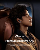 Baseus Headphones In Ear TWS, ANC, Dolby Audio, 45H Playtime, Inspire XP1 By BOSE Black