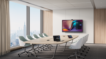 Yealink MeetingBoard Pro 65 for Teams/BYOD 4K Interactive Display | AI Triple-Eye Camera 50MP | AI Enhanced Audio MB65Pro-A02