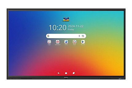 Viewsonic Viewboard Interactive Display Whiteboard 86 4K Android EDLA 64-Point Touch 2.1 Speakers 8 Mic Array IFP8641-1-1C