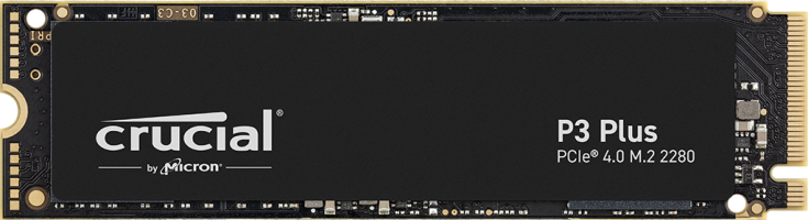 Crucial SSD M.2 NVMe PCIe 4.0 x 4  P3 Plus 2TB
