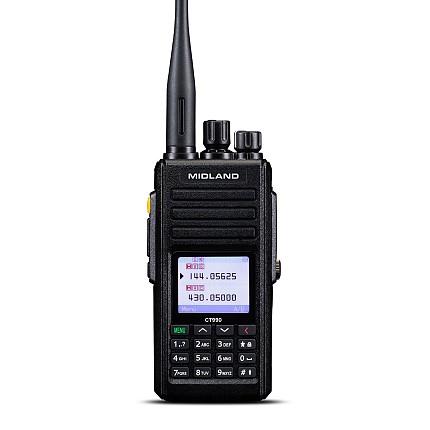 Midland Radio Amateur VHF/UHF 10W IP67 3600mAh CT990-EBR