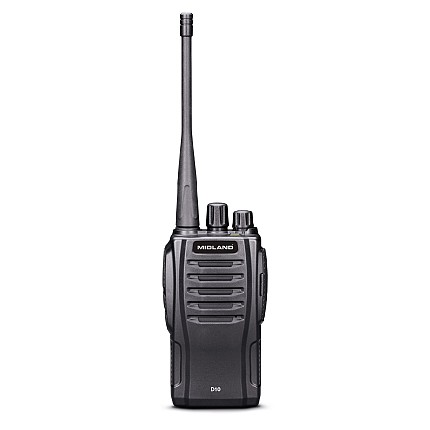 Midland D10 DMR/PMR Digital/Analogue Radio with 50 hr Battery (Single)
