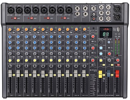 Citronic CMC-16 16ch Mixer Console with DSP USB Play-Record BT & PC Connectivity 170.942UK