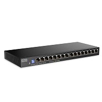 Zyxel Switch Gigabit Ethernet 16-Port UK Plug GS1100-16ES