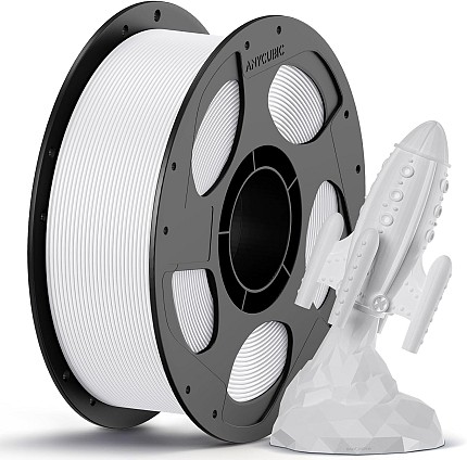 Anycubic PETG Filament White 1Kg. Ideal Usage: Mechanical brackets, water bottles, drone parts, and functional outdoor fixtures. Offering high impact resistance, weather durability, and chemical resistance.