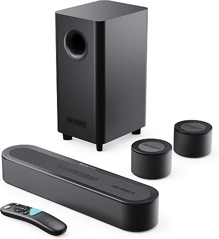 Majority Soundbar BOWFELL HALO ATMOS 5.1 300W Wireless Sub & 2 Wireless Speakers