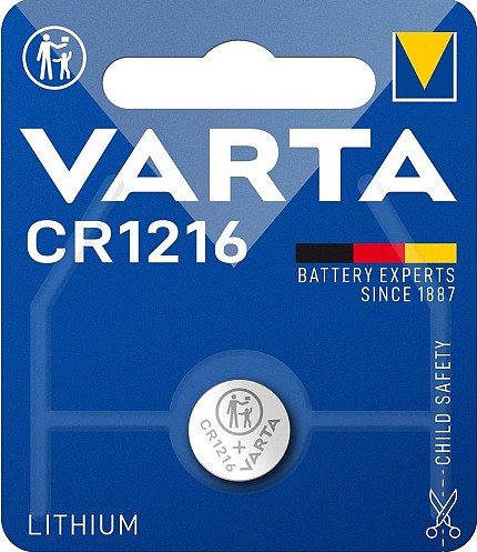 Varta Lithium CR1216 Button Battery (1pc)
