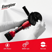 Energizer Power Tool Cordless Grinder Without Battery 20V or Charger