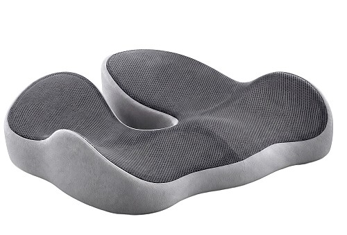 Lumivida Ergonomic Seat Cushion with Memory Foam, Hollow Area & Anti-Slip Bottom RLC06-19