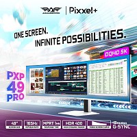 Armaggeddon Gaming Monitor 49 Curved DQHD 5K 165Hz R1500 PIP Height Adjustable PXP 49 Pro Black