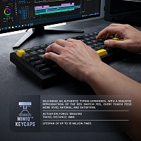 Armaggeddon Gaming Keyboard Mech Trimode Display & Knob MM-98S MIMETIQ Black-Yellow