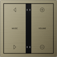 HDL Panel XELENT SERIES Antique Bronze 4 Buttons (Aluminium)