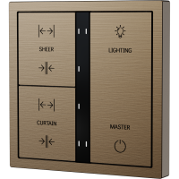 HDL Panel XELENT SERIES Brass 6 Buttons (Aluminium)