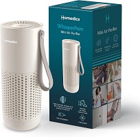 Homedics Air Purifier 3-in-1 Rechargeable WHISPER PURE MINI Beige