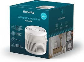 Homedics Air Purifier 3-in-1 Rechargeable WHISPER PURE COMFORT Beige