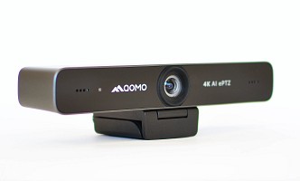 QOMO ConferenceCam 006 USB Camera 4K Wide Angle 120° AI Auto-Framing & Dual Microphones QWC-006