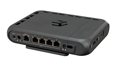MikroTik Router Wi-Fi 7 hAP be³ Media 5x2.5GbE/PoE In/Matter RBMA53UG-HBEH