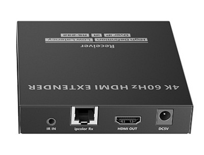 Lenkeng HDMI Extender over IP 4K60Hz 120m 1G IR Loop Extra Receiver LKV582