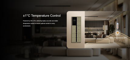 HDL Panel XELENT SERIES Black 4 Buttons (Aluminium)
