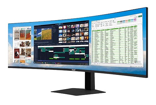Armaggeddon Gaming Monitor 49 Curved DQHD 5K 165Hz R1500 PIP Height Adjustable PXP 49 Pro Black