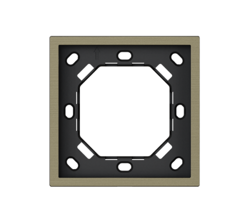 HDL Panel XELENT SERIES Antique Bronze Panel Frame 1 Gang