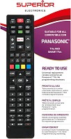 Superior TV Replacement Remote Control for Panasonic Smart