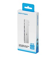Vention IT Hub 7-in-2 Plug-In Docking Station USB-C to HDMI 2xUSB3.0 SD PD140W THXH0