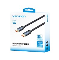 Vention DisplayPort Cable DP2.1 8K240Hz Braided 2.0m HGCHH