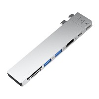 Vention IT Hub 7-in-2 Plug-In Docking Station USB-C to HDMI 2xUSB3.0 SD PD140W THXH0