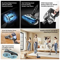 Jimmy Cordless Vacuum Cleaner & MOP JV9 Pro Aqua, 500W, Voltage 25.2V, Maximum run time 60min