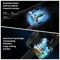 Jimmy Cordless Vacuum Cleaner & MOP JV9 Pro Aqua, 500W, Voltage 25.2V, Maximum run time 60min