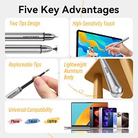 Vention IT Stylus & Pen 2-in-1 High Sensitivity Aluminium KQMH0