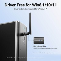 Vention IT USB Bluetooth 6.0 Adaptor with High Gain Antenna NAMB0