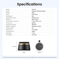 Vention AUDIO Speaker Wireless Magnetic Stand KOOBU K11 Black